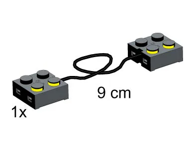 Space Track Contractor Lead 9V (10 cm) 乐高 LEGO 5041 image 1