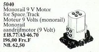 Nine Volt Monorail Motor 乐高 LEGO 5040 image 2