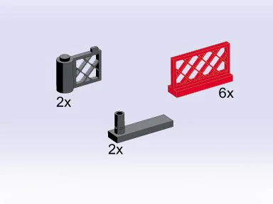 Six Barriers and Two Entrances 乐高 LEGO 1204 image 2