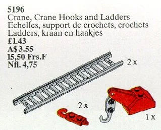Peng Bird, Peng Hook and Rungs 乐高 LEGO 5196