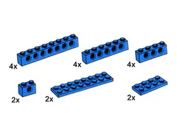 "20 Technical Beams and Plates - Blue"