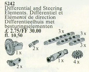 Differential Housing and Steering Components 乐高 LEGO 1235