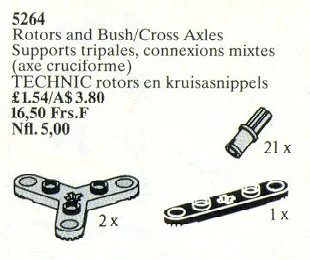 "Steering Gear Components" 乐高 LEGO 5264
