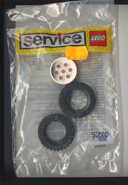 Two Tires and Hubs 43mm 乐高 LEGO 5270 image 1