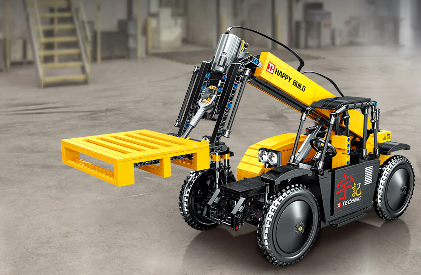 Forklift, large 悦创 HAPPYBUILD/信宇科技 YC-22008 image 1