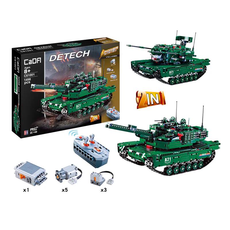 Abrams Main Battle Tank M1A2 咔搭 CaDA/双鹰 DoubleE C61001 image 1