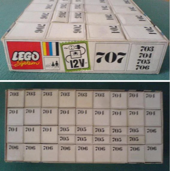 12V Train Replacement Parts Retailer Pack 乐高 LEGO 707-2 image 2