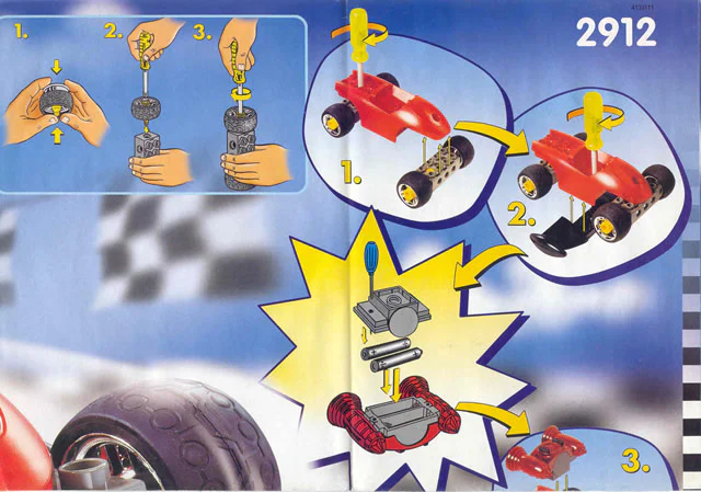 Racing cars 乐高 LEGO 2912 image 3