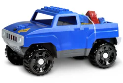 Rock climber is off-road vehicle.