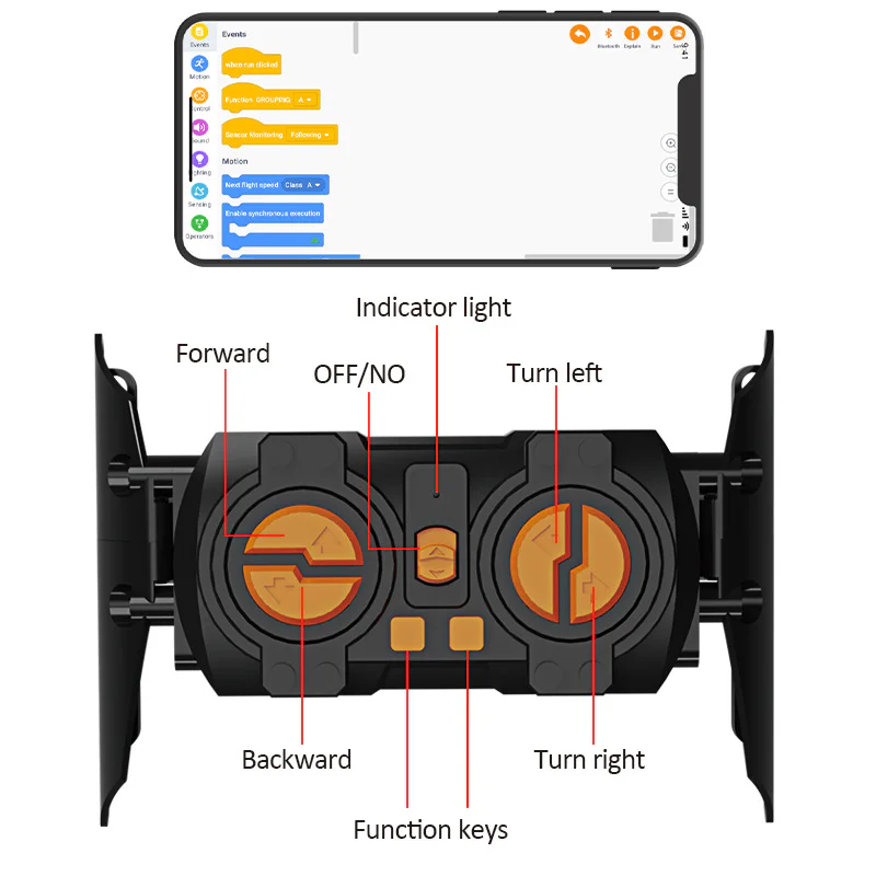 Steam programming remote control Bat vehicle 恺宇 KAIYU K96128 image 6