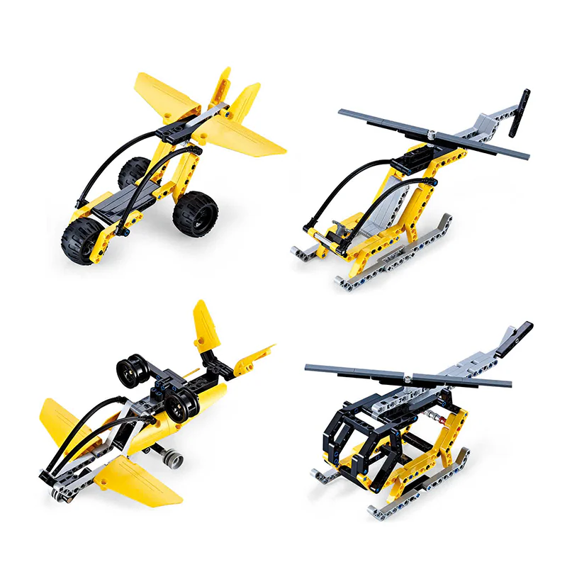 Transforming Aircraft Building Blocks 4-in-1 咔搭 CaDA/双鹰 DoubleE C53007