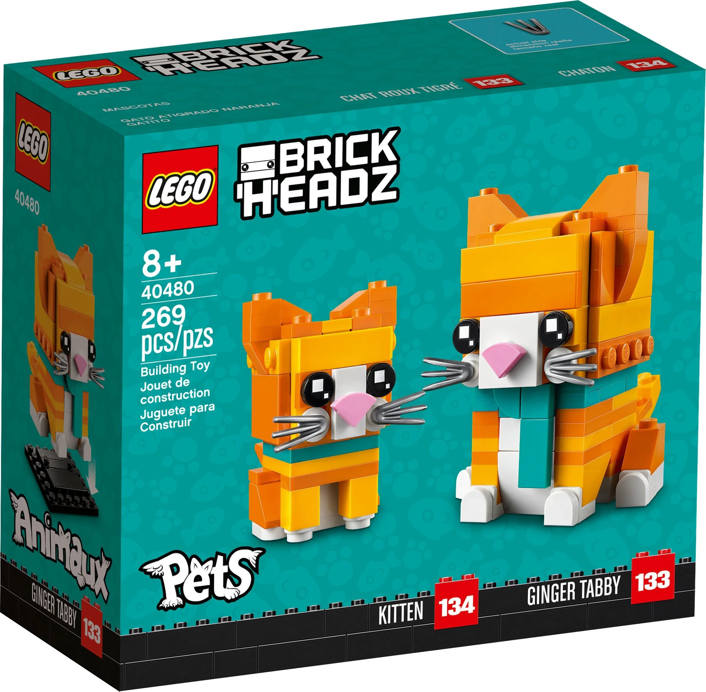 Yellow Tiger Cat 乐高 LEGO 40480 image 1