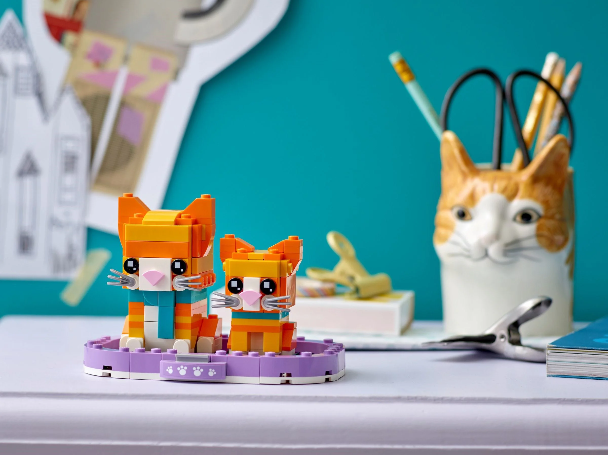 Yellow Tiger Cat 乐高 LEGO 40480 image 2