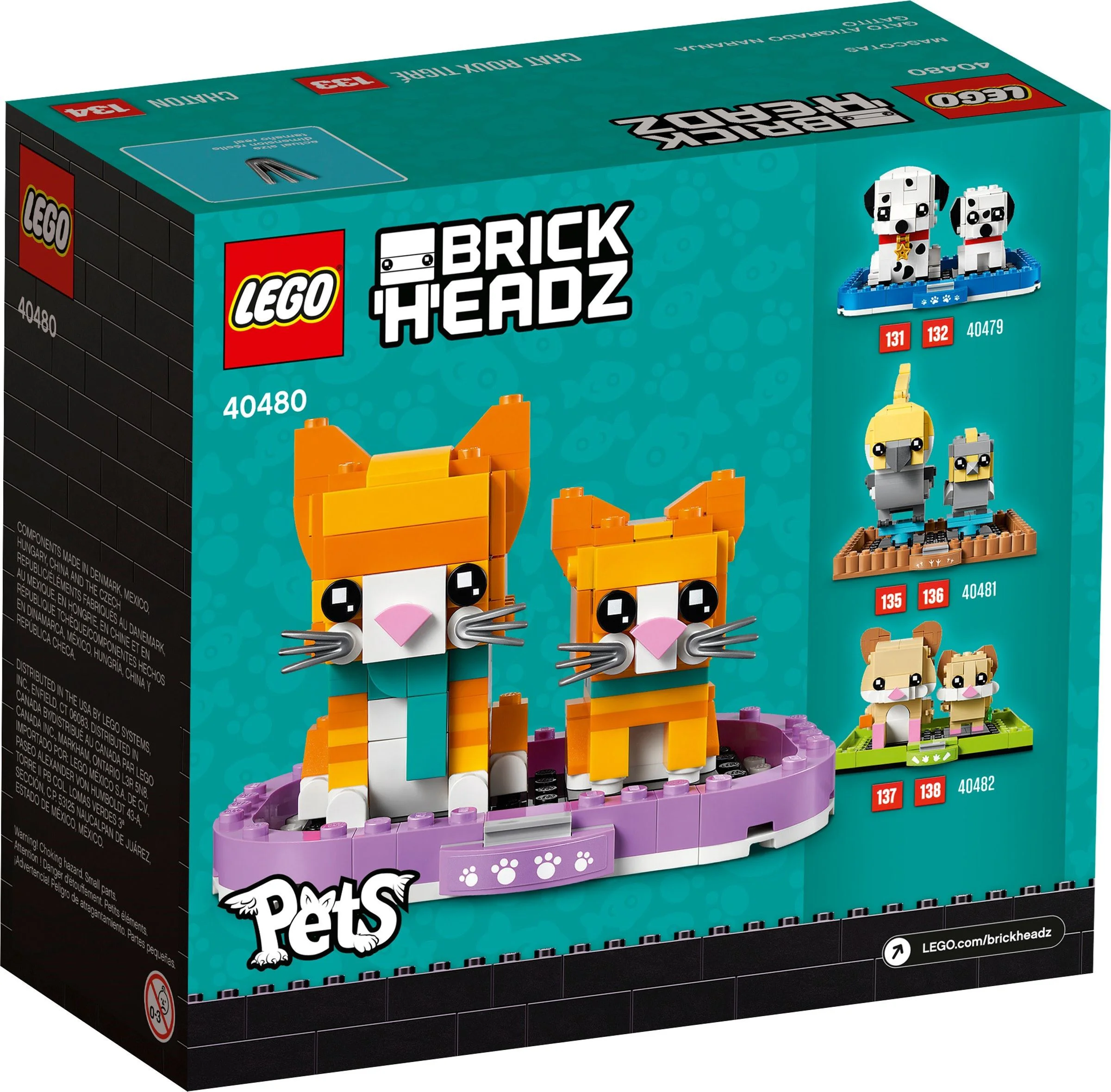 Yellow Tiger Cat 乐高 LEGO 40480 image 5