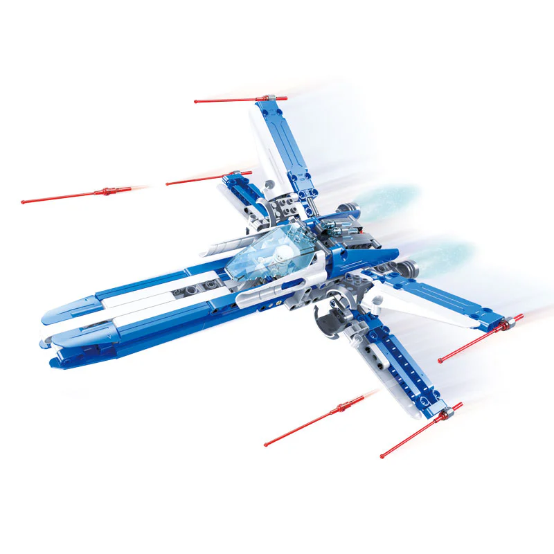 PLANETARY CORPS: X-WING FIGHTER-PLANET BLOCKS 咔搭 CaDA/双鹰 DoubleE C54005