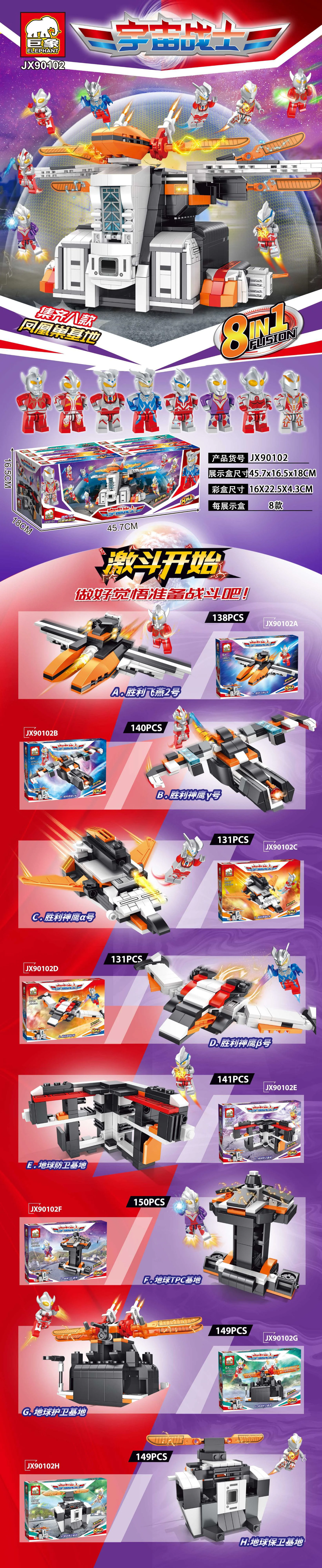 Cosmos Fighters: Phoenix Nest Base, Group 8 巨象Elephant JX90102