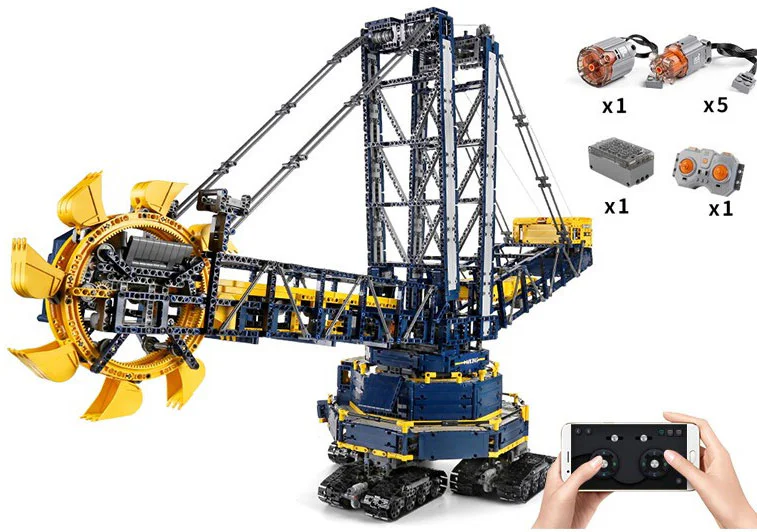 Fighter excavator 宇星模王 MOULDKING 17006 image 4
