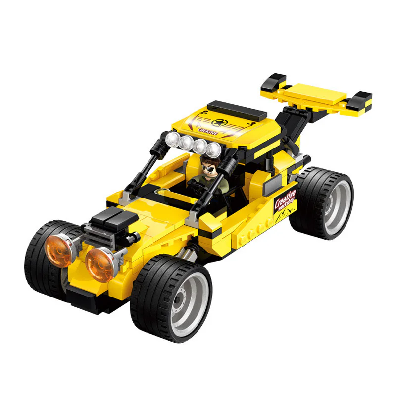 Creative workshop: Land Cruiser Jeep, Bagzier, Excavator 古迪 GUDI 50101 image 1