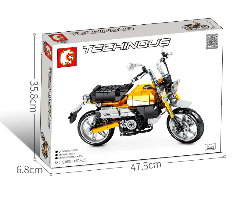 Honda Monkey Motorcycle 森宝 SEMBO 701605 image 2