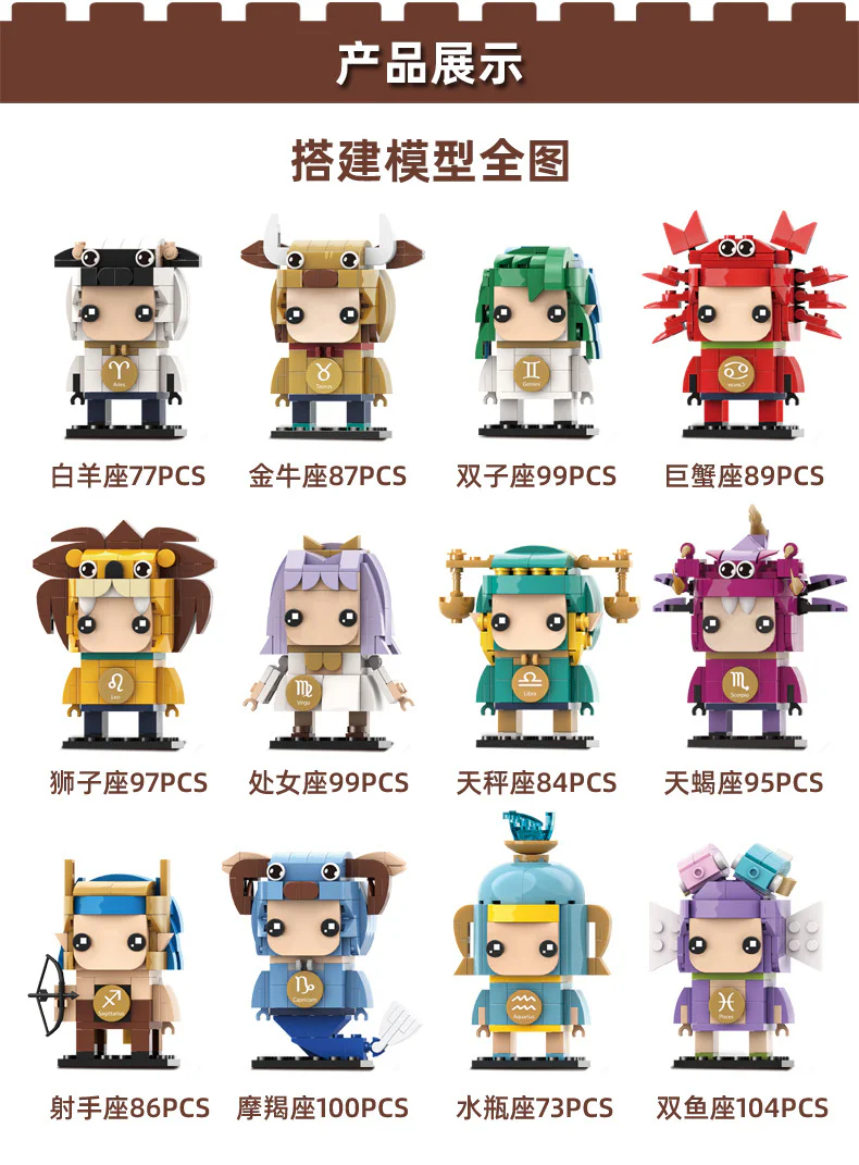 Twelve Zodiac Animals Heads 12 Varieties 万格 WANGE/乐博士 Dr.Luck WG043 image 11