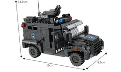 CITY GUARD SWAT: SWORD-TOOTH ARMOURED VEHICLE FORD F550 ARMED HUMMER