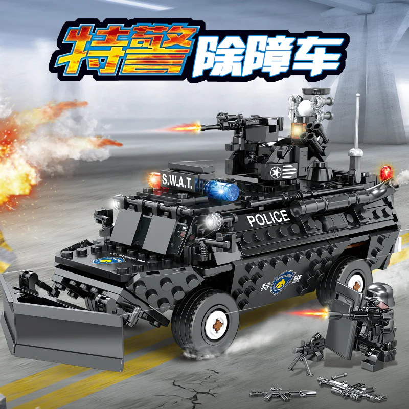 City Guard Special Police: Deterrence Vehicle 开智 KAZI/高博乐 GBL KY67281 image 1