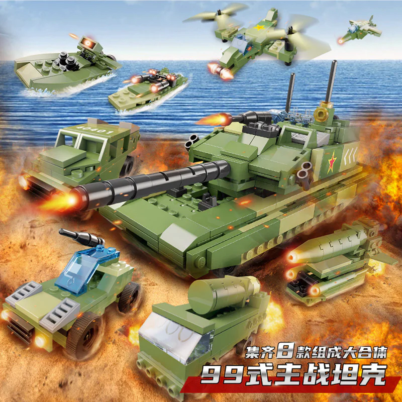 China 99 main battle tank, 8 combination 古迪 GUDI 40401 image 4