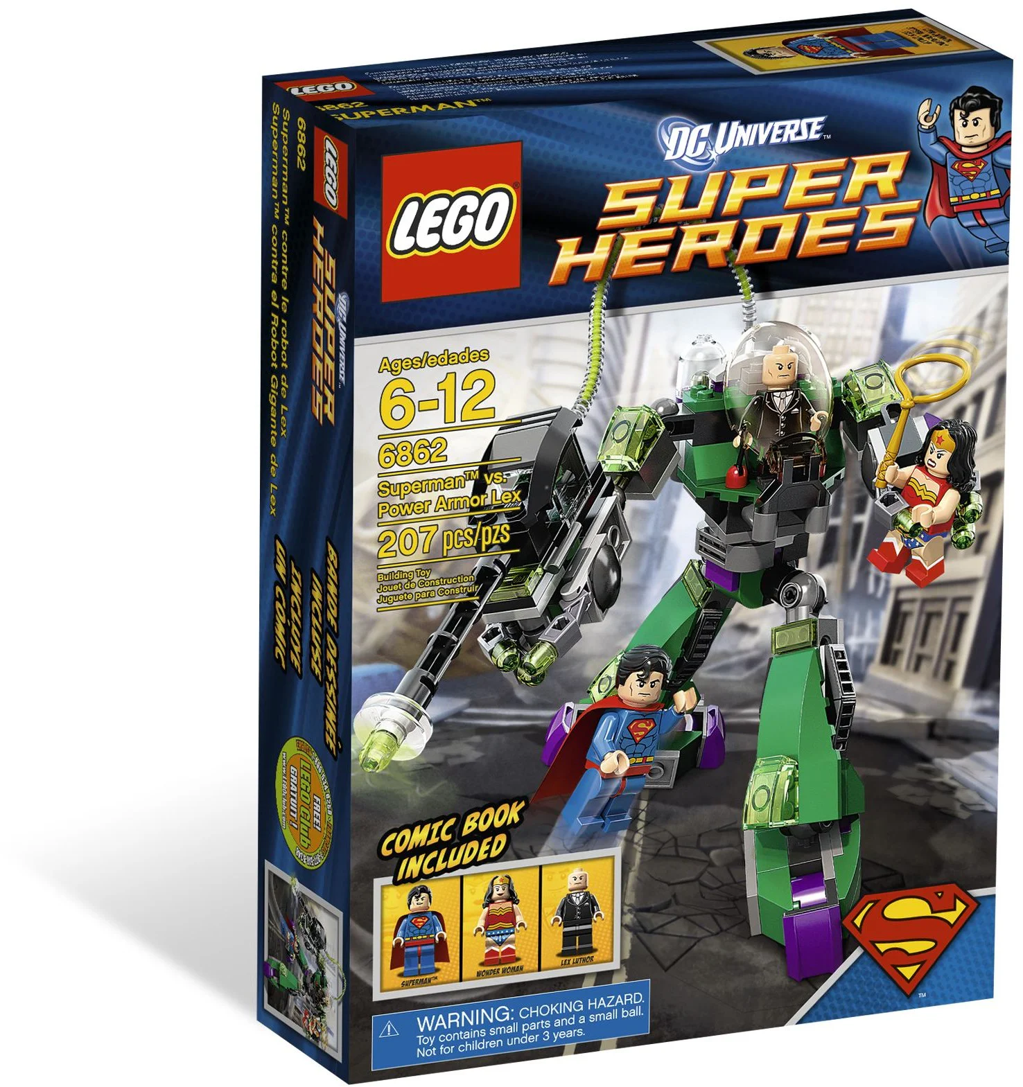 Superman's Battle of Tiekaluther 乐高 LEGO 6862 image 1