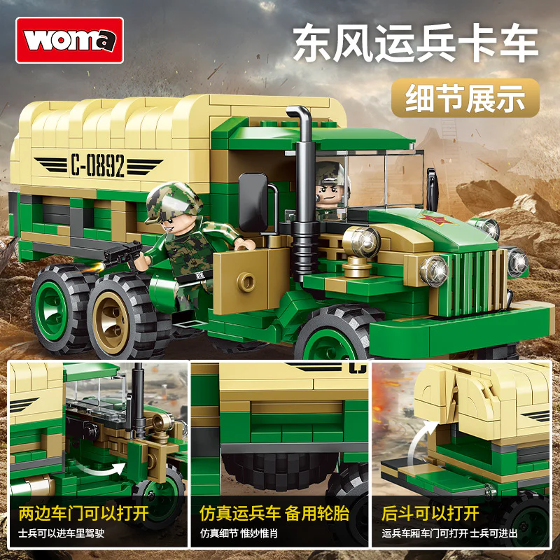 Eastern Wind Transport Truck 沃马动漫 WOMA C0892 image 1