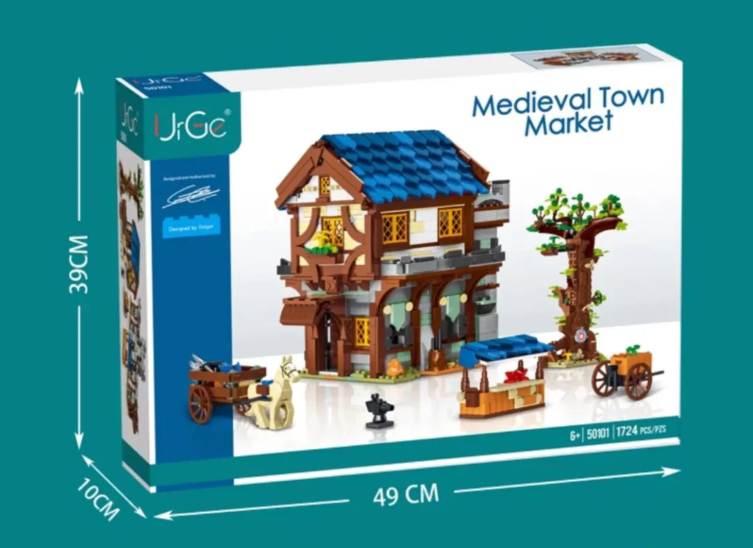 Middle Ages: Medieval Small Town Market 型玩模客 MORKMODEL 50101 image 2
