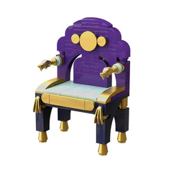 Mahjong: Four-piece antique chair set