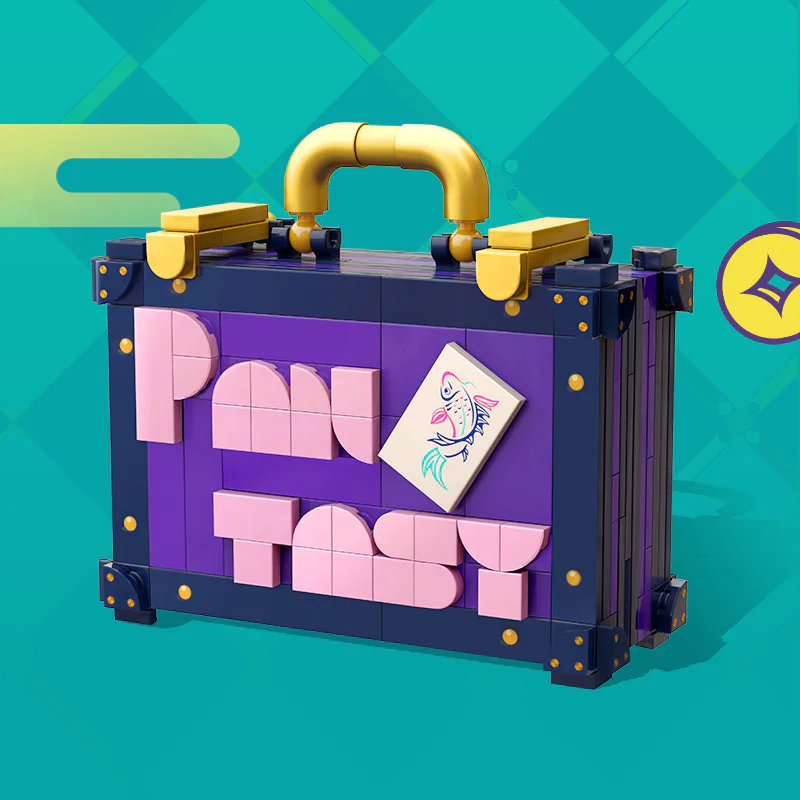 Mahjong: Mahjong Box 拼奇积木 Pantasy 18005