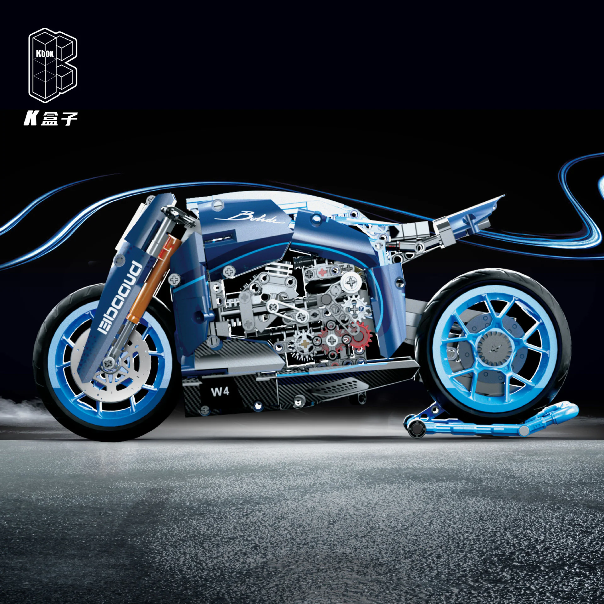 Boogadi concept motorcycle K盒子/棱锐模型 10217 image 1
