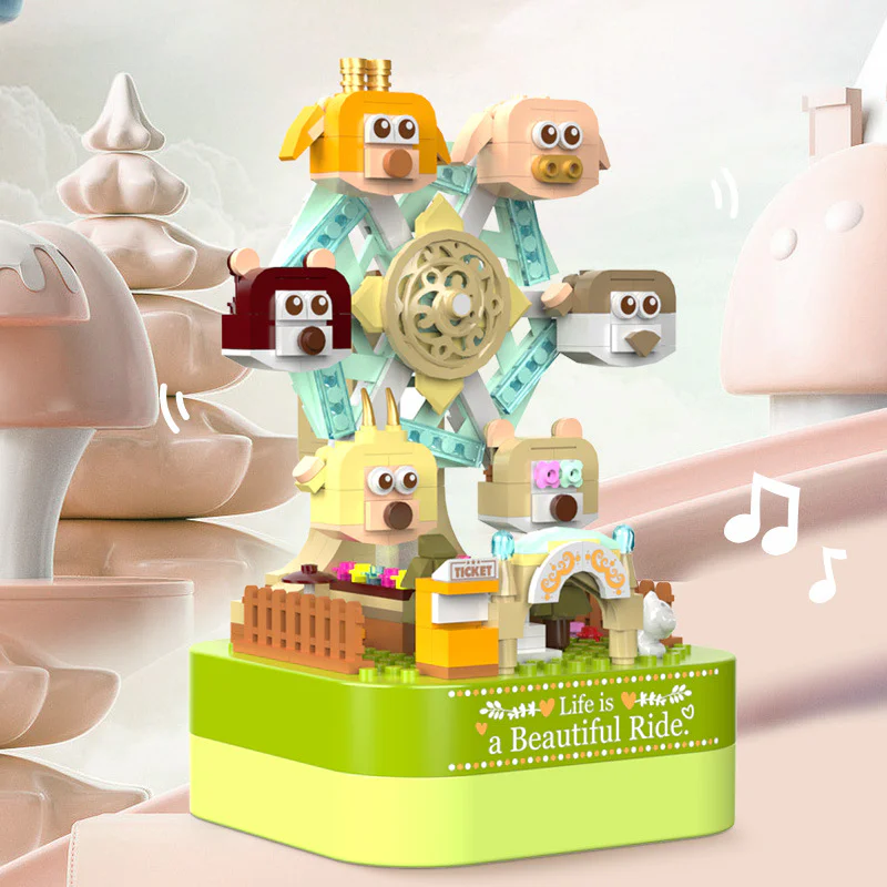 Music box: Ferris wheel park 佳奇积木 JAKI JK1601 image 1