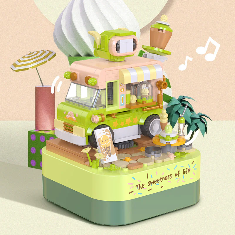 Music box: Sweet Dream Ice cream 佳奇积木 JAKI JK1605 image 1