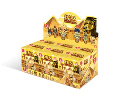 Egyptian statues: Egyptian blind box, square six, Pharaoh, Sphinx, Sobek, Horus, Anubis, Bast