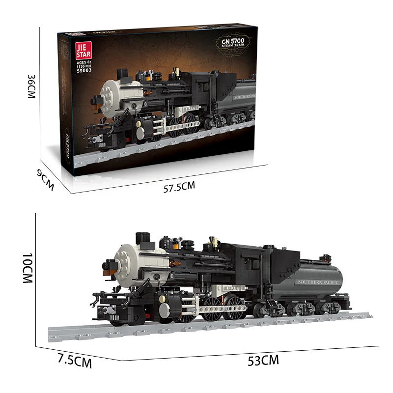 CN 5700 STEAM TRAIN 杰星 JIESTAR 59003 image 1