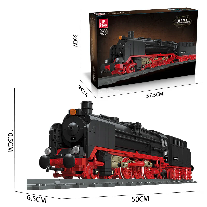 GERMANY BR01 STEAM ENGINE 杰星 JIESTAR 59004 image 1