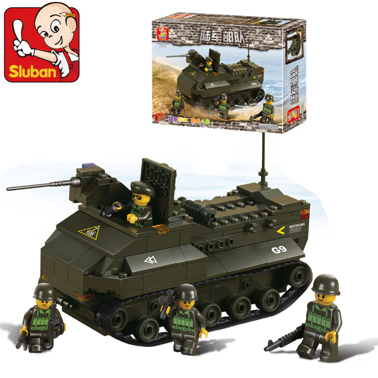 Eyeglass Snake Battle Team: Amphibious Armored Vehicle 小鲁班 Sluban M38-B6300 image 2