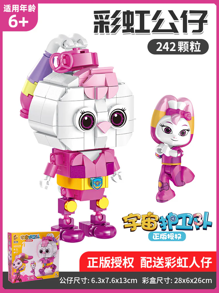 Cosmic Guard Squad: Plush Toys 4 Types 潘洛斯 PANLOSBRICK 689002B image 2