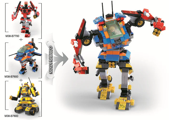 Galactic Battle Cop: Super Battle Cop 小鲁班 Sluban M38-B7900 image 1