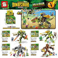 Dinosaur World Invasion: 4 Factions - Battle Double Spiked Dragon, Battle Swift Tyrant Dragon, Battle Specialized Dragon, Battle Triangular Dragon.