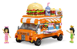 I'm sculpting: Enjoy the luminous fast-food truck
