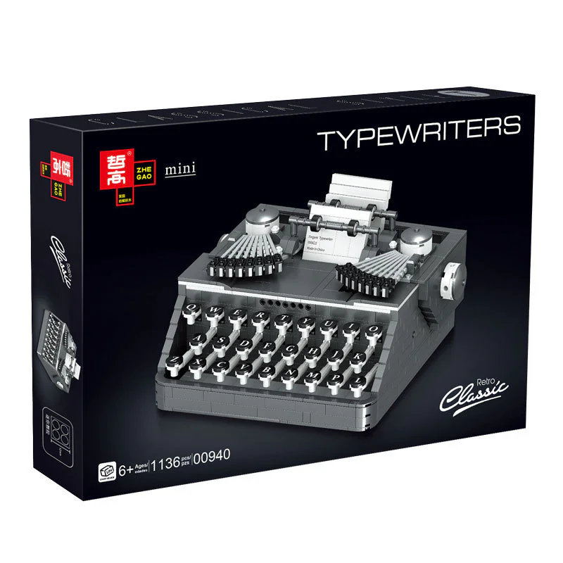 A classic retro typewriter 哲高 ZHEGAO 00940 image 2