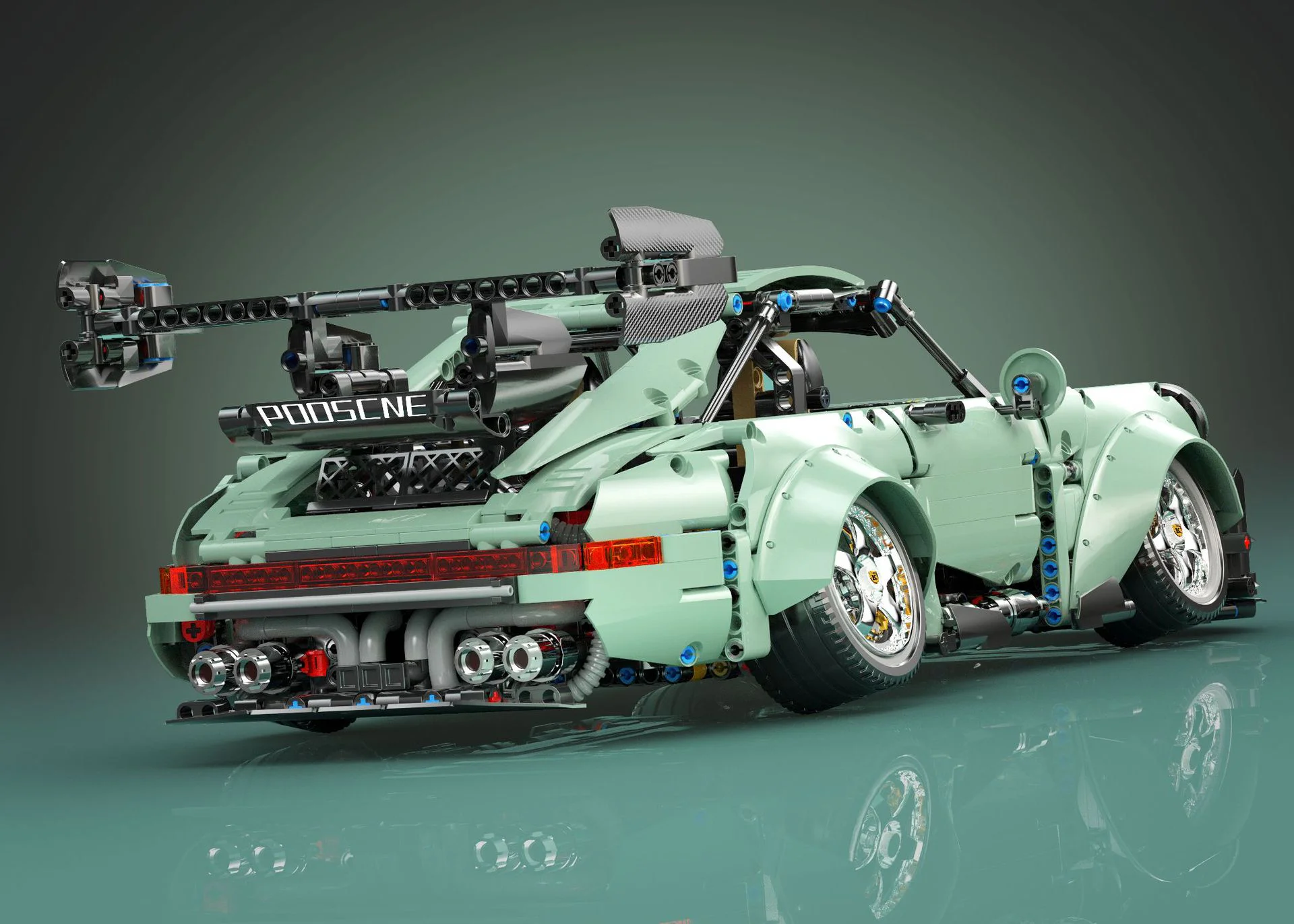 Porsche 964 1:10 K盒子/棱锐模型 10220C image 6