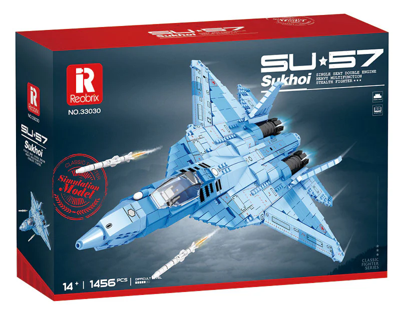 SU-57 FIFTH GENERATION HEAVY COMBAT 臻砖科技 Reobrix 33030 image 2