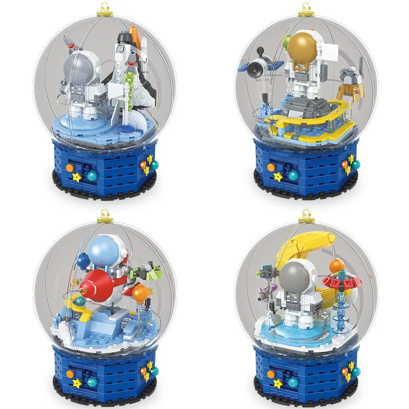 Crystal Ball Music Box - Astronaut 4 Styles 恒三和 HSANHE/咔扣 CACO D001-2