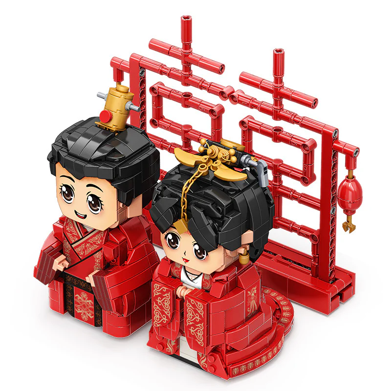 The New World: A good moon-round wedding doll 魔域积木 MOYUBLOCK MY83016