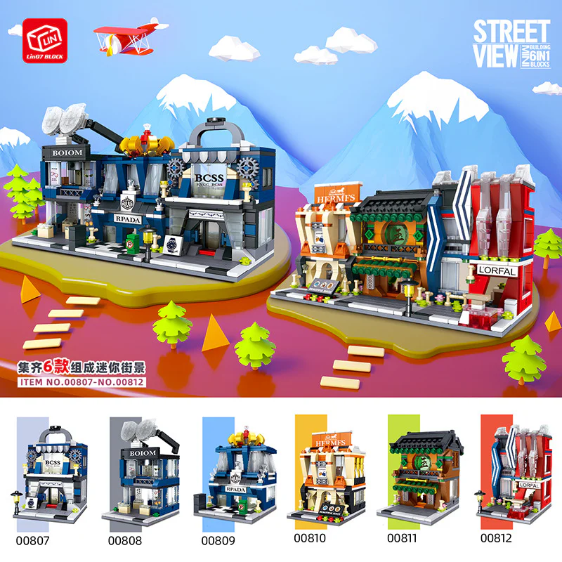 Mini street view: watch shop, glasses store, jewelry store, bag store, jade stone store, skin-care store 哲高 ZHEGAO 00811