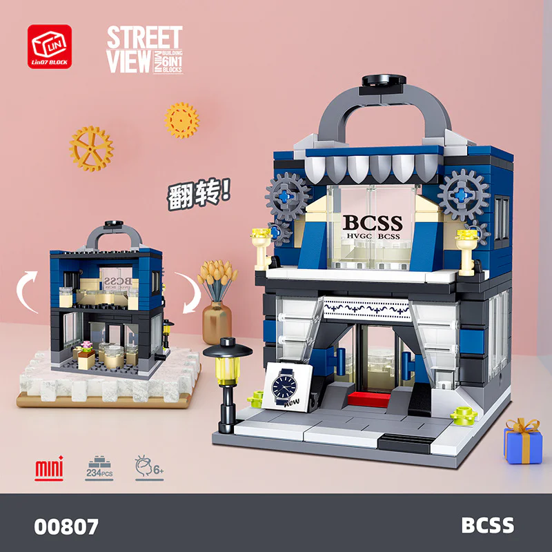 Mini street view: watch shop, glasses store, jewelry store, bag store, jade stone store, skin-care store 哲高 ZHEGAO 00811 image 1